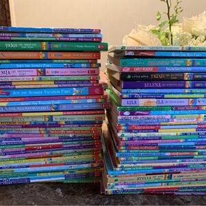 Large Rainbow Magic Fairies Book Lot by Orchard books & Scholastic